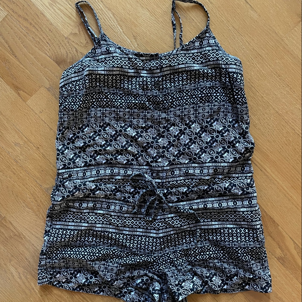 Forever 21 Patterned Romper